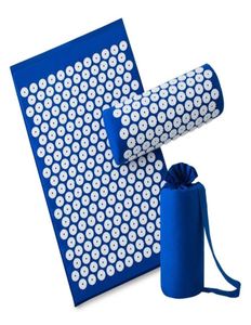 Back Neck Pain Relief and Muscle Relaxation Shakti Massager Acupressure Mat and Piow SET4046119
