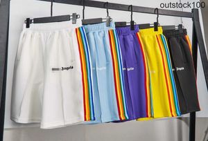 High End Designer Ubrania do kąty PAA PRAWA Rainbow Ribbon High Street Shorts z oryginalnymi etykietami 1: 1