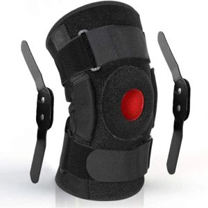 Pads 1pcs Men Women Knee Support Brace Regolable Open Palla Gnee Pad Protector Guard per la palestra Sport Arthrite Artrite Dolore