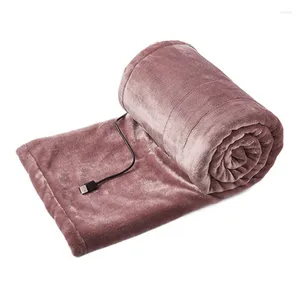 Blankets USB Electric Blanket Soft Heating Warmer Temperature Timing Controller Pad Mat 180X80cm