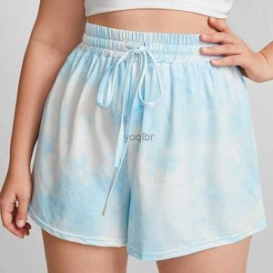 Shorts da donna più cintura in cintura cravatta casual cravatta cortometraggi da donna gamba larga gamba gamba cortometri grandi cortometraggi sportivi 7xl 8xll2404