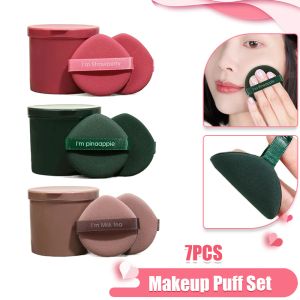 Puff 7st mini Puff Set Makeup Sponge Face concealer Foundation Detail Puff Professional Cosmetic Cushion Dry and Wet Use Makeup Tool