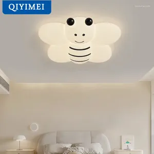 Chandeliers 2024 Child Lights Nordic Light Bee Bedroom Boy Girl Room Kitchen Indoor Lighting Decor Cute Cartoon Lamps