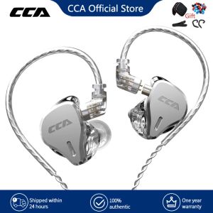 Kulaklıklar CCA CS16 16BA Birimleri Kulak Kulaklıklarda Hifi Bas Gürültü Yelkenli Kulaklıklar Metal DJ Spor Kulağı Kz Zax ASX ZSX EDX ZS10 Z1