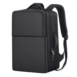 Mochila Backpack Compresa de grande capacidade masculino Multifuncional USB Cargo à prova d'água Bolsa expansível Laptop Man Laptop