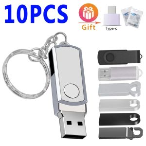 Drive 10pcs/lot mini pendrive 8 ГБ 16 ГБ 32 ГБ USB Flash Drive 64 ГБ 128 ГБ