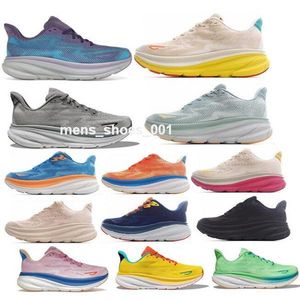 Hola Hokah Clifton 9 Running Shoes Men Run Trainer Sneaker 2024Women Cliftons Triple Black White Cyclamen Harbor Mist Sabre Beige Basketball Size 36 - 46