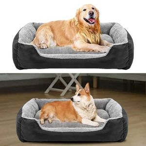 Cat Carriers Crates Houses Thick Fabric Dog Bed Comfortable Pet Nest Warm Dog Bed Set Cat and Dog Bed Thick Fabric Comfortable Space Sleep Area Ultimate 240426