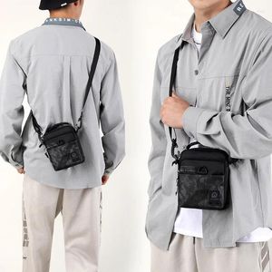 Backpack Men's Lightweight Sports ombro Bolsa Crossbody Belt Holding Parágrafo vertical Pequeno lazer