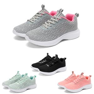 Spedizione gratuita Uomini da donna Donne Scarpe da corsa a maglie solide Solido morbido pizzo mobile traspirante rosa rosa grigio grigio allenatori sneaker sneaker gai