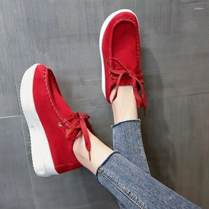 Sapatos casuais European American Gross Soled Soled feminino mocassim 2024 LACA FRONTAL UP SLUPO SLUPE Vulcanized Single Zapatos Mujer