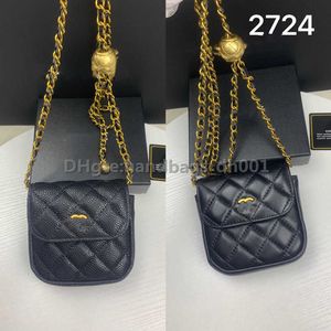 Små designer väskor för kvinnor mini plånbok axel en lingge lyx kedja väska ljus plånbok mångsidig kvinnor långa crossbody totes väskor mynt purses byte handväska