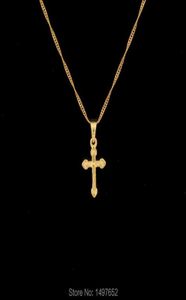 Fine Jewelry Jesus Pendant Men Plated Gold Color Necklace Christmas Women Catholic With 45cm 60cm Chain45013741078232