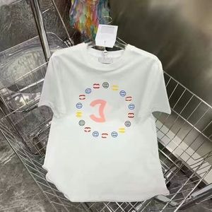 مصمم قميص للسيدات للقمصان النسائية مع خطاب أزياء Tshirt مع رسائل صيف قصيرة الأكمام قمم تي شيرت امرأة