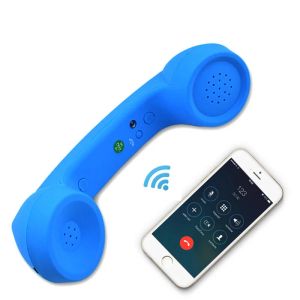 Hörlurar/headset trådlöst retro bluetooth -telefon för bärbara datorer och mobiltelefoner poptelefon retro handenhet trådlös retro telefon handenhet mottagare