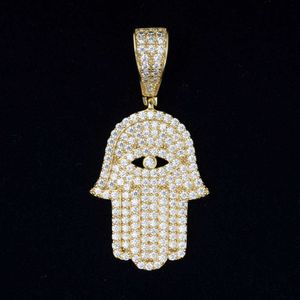 Реал U Hip Hop Jewelry Mice Out VVS Moissanite Diamond Hasma Подвесное ожерелье для мужчин 925 серебряное серебро колье мойссанита