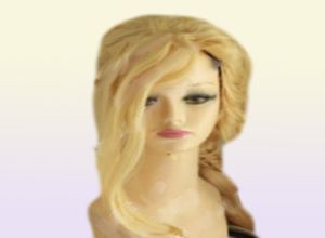 حفلة تأثيري TangledRapunzel Blonde Braids 150cm Cos Cos Wig Hair 5984645