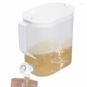 Garrafas de água 3L Dispensador de bebida fria chaleira com torneira geladeira refrigerador geladeira recipiente de suco de grande capacidade