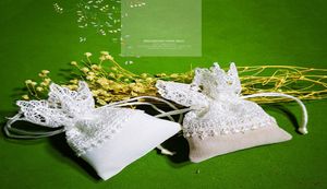 White Lace Jewelry Gift Wrap Bags Candy Drawstring Packaging Bag Wedding Party Favor Pouches4157814