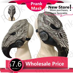 Maschera per becco di uccelli Halloween giocattoli gratuiti Shipping Skull Mask Payday Cosplay Maschera in lattice Puntelli divertenti Toys Party Toys Forniture Hungry Mask Party Gift