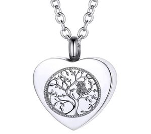 Ashes Necklace Owl Tree of Life Urn Pendant Keepsake Memorial Cremation Jewelry for Ashes for Women2137456