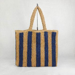 中空のトートバッグデザイナー女性ストロービーチバッグ刺繍レタートートバッグサマーアウトドア大容量ショッピングバッグトップ幅40cm下37cm