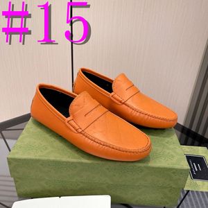 40Model Men Moment Manomotores de Couro Round Round Boul Low Heel