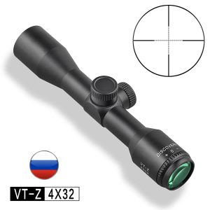 Optics Discovery 4x32 VTZ MOA Reticle Optical Sight PCP stötsäker jakt utomhus liten storlek ingen skatt