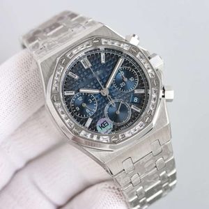 Смотреть Diamondencrusted Watch Designer Diamond Men Womens AP APS Luxury Chronograph Watch Menwatch Nenl Superclone Swiss Auto Mechanical Movement UH 19VMQR