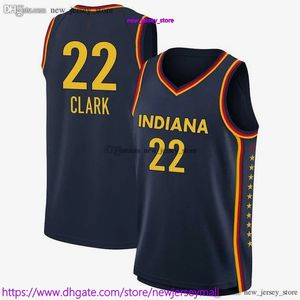 Anpassad S-6XL 2024 Utkast till Pick No.1 Basketball Women College Indiana 22 Caitlin Clark Jersey Iowa Hawkeyes 22 Jerseys NCAA Black White Yellow Navy Men Boys Girl Youth