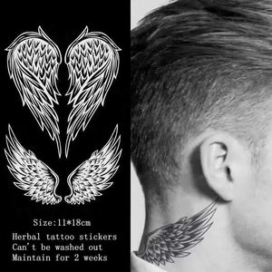 Татуировка передачи шеи крылышки травяной сок татуировки