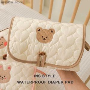 Mats 1 foldable portable diaper replacement pad waterproof baby diaper pad suitable for simple bedding replacement in newbornsL2404