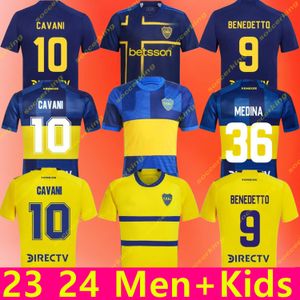 2024 2025 CA BOCA Juniors Cavani Soccer Jerseys 23 24 25 Carlitos Maradona Club Atlético Conmebol Libertadores Janson Futebol Cirche Men Desen Unifle