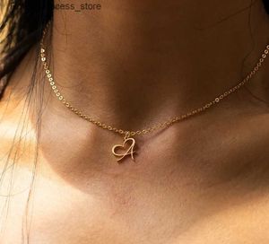 Pendant Necklaces Home>Product Center>Womens Letter Necklace>Gold Stainless Steel Necklace>Jewelry Wedding>Birthday Gift>Free Delivery and Collection Q240426