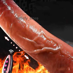 Love Dildo 12 Inch Anal XXL Silicone enorm realistisk fjärrkontroll Big dildo vibrator för kvinnors sexleksaksband på tryckande dildo