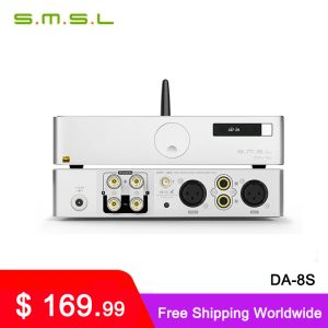 Amplifikatör SMSL DA8S NJW1194 80W Tam Dengeli Bluetooth Dijital Amplifikatör DA8s Güç Amplifikatörü