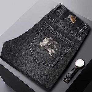 Designer Jeans Mens Luxury end Men's Jeans Casual Slim Fit Small Foot Elastic Cotton Embroidery Brand New 2030