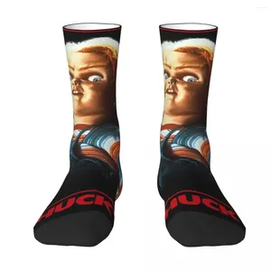 Herrensocken Good Guys Kind Kind Chucky Harajuku Qualitätsstrümpfe die ganze Saison lange Accessoires für Mann Frau Geburtstagsgeschenk