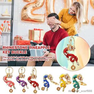 Schlüsselanhänger Lanyards Chinese Dragon Anhänger Keychain Kreatives Totem Ketten Ketten Accessoires Frauen Männer Bag Accessoires Geschenk