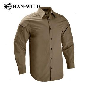 Magliette tattiche da uomo da lavoro da lavoro da lavoro da lavoro per la caccia militare e camicia da tiro militare camicia tattica tattica t-shirt leggero a maniche lunghe 240426