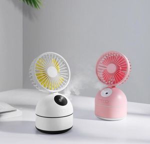 2000mah Portable Water Spray Mist Fan Electric USB Raddningsbar handhållen Mini Fan Gift Electric Personal Fans Party Gift 299444146