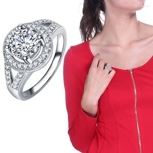 With Side Stones Selling Ring Women's Wedding Zircon Fine Jewelry Rings Gift For Women Valentine's Day