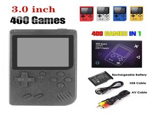 Portable Handheld video Game Console Retro 8 bit Design 3inch LCD 400 Classic Games Supports Two Players AV Output 400In 1 Pock5539144