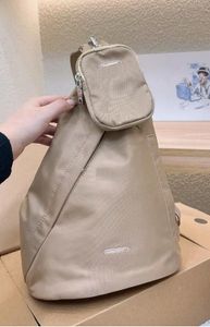 10A Top New Designer bag Women Mens Nylon Shoulder Bags Luxurys Crossbody bag Wallet Double Zipper Handbag Fanny Pack Chest bag Belt Bag Bumbag backpack KHAKI
