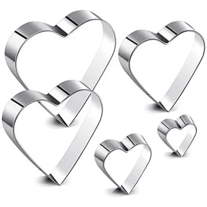 Moulds DIY Love Heart Stainless Steel Cookie Cutter Mould Biscuit Mold Fondant Pastry Cake Decorating Baking Tools Kitchen Bakeware