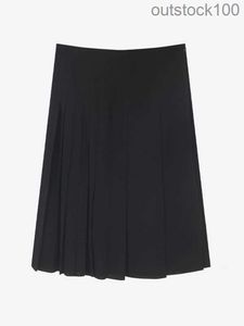 Original 1to1 Buurberlyes Designer Clothes Spring/summer Silk Zipper Commuter Womens Casual Mid Length Skirt High Quality Plaid Dress with Original Logo