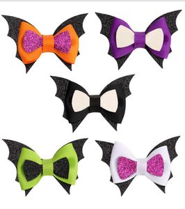 Ins Simple Cute Girl Hair Bow Barrettes Accessory Exducite Ghost Spider Pumpkin Halloween Decoration Accessories Kids Jewelry COS9069192