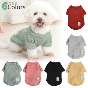 Dog Apparel suéteres de inverno roupas de cachorro quentes para cães pequenos fantasia roupas de estimação suéter de cachorro gato colete de gest cão casaco d240426