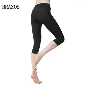 Yoga Roupfits High Sport Sport Pants Women Sexy Sports Leggings curta academia para o traje de rastreamento euro-americano