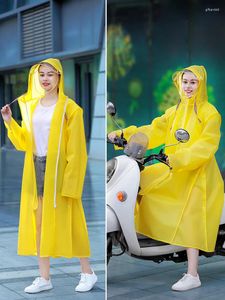 Regenmantel Regenmantel langer Vollkörper Regenfisch Sommerradykling -alleinerziehende Männer und Frauen Mode Poncho Regen